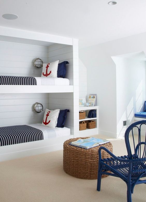 Casa al mare e arredo minimal chic